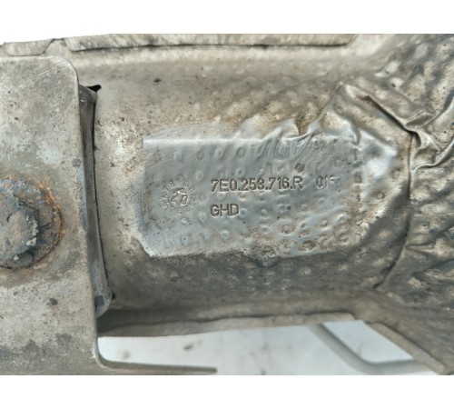 Сажевый фильтр (катализатор) с приемной трубой