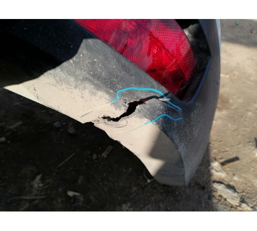 Задний бампер  в сборе