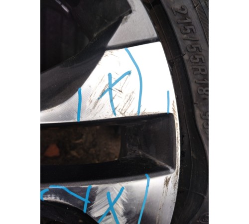 Колесо в сборе 215/55R18 лето