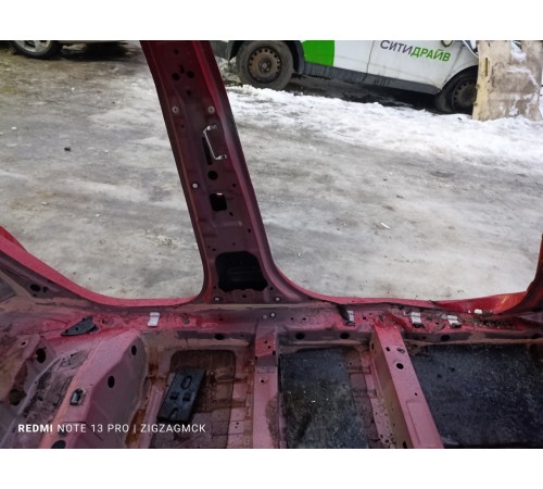 Порог со стойкой левый