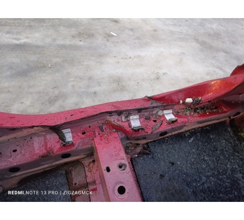 Порог со стойкой левый