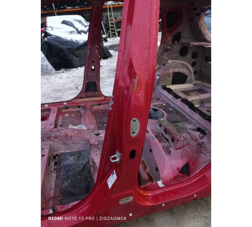 Порог со стойкой левый