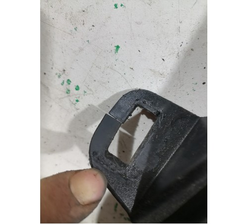 Накладка переднего бампера левая, заглушка ПТФ