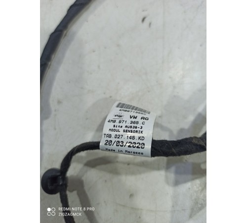 Электропроводка системы о не пристегнутом ремне