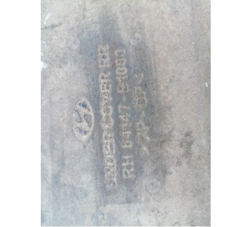 Защита днища антигравийная правая