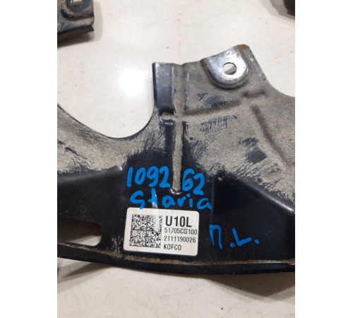 Кожух тормозного диска(передний левый)