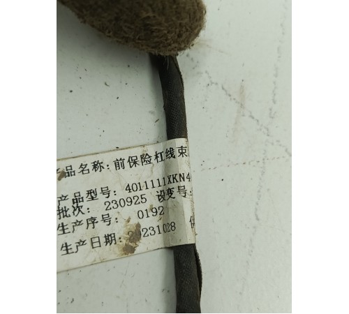 Электропроводка моторного отсека