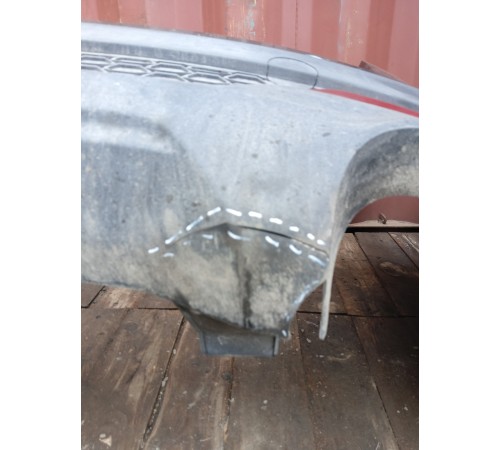 Бампер задний в сборе