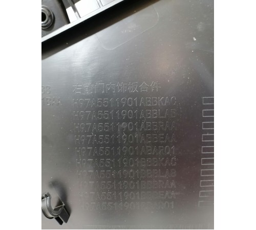 Обшивка двери передняя правая