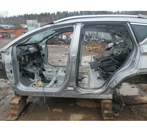 Порог со стойкой левый