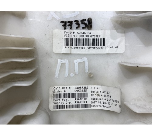 Обшивка стойки (передняя, правая)