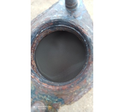 Катализатор с приемной трубой