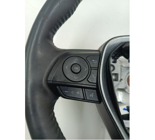 Руль в сборе, кожа