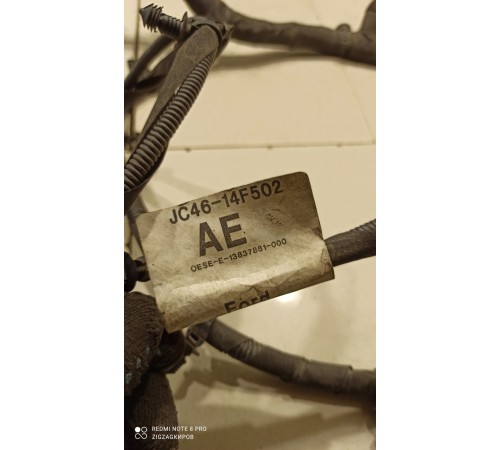 Электропроводка замка фиксации кабины