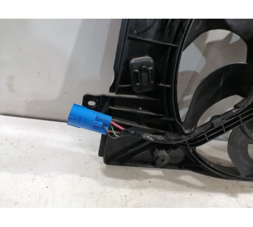 Вентилятор диффузор радиатора в сборе с моторчиком