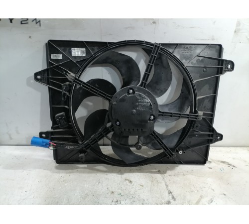 Вентилятор диффузор радиатора в сборе с моторчиком