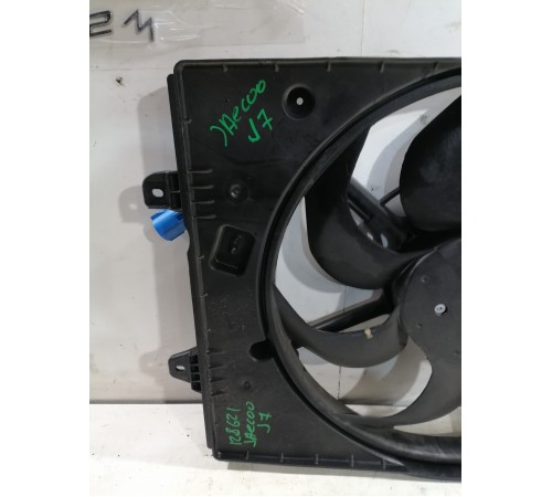 Вентилятор диффузор радиатора в сборе с моторчиком