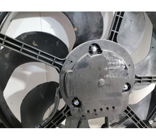 Вентилятор диффузор радиатора в сборе с моторчиком