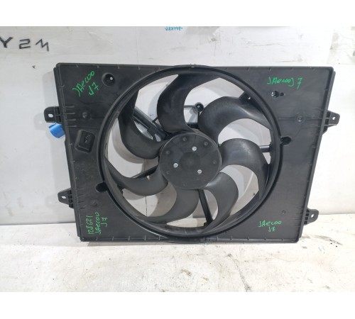 Вентилятор диффузор радиатора в сборе с моторчиком