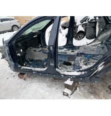 Порог со стойкой левый