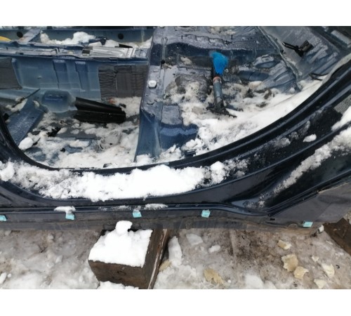 Порог со стойкой левый