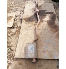 Труба глушителя средняя часть с катализатором