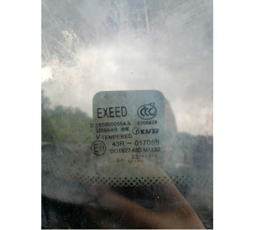 Стекло глухое заднее левое, форточка