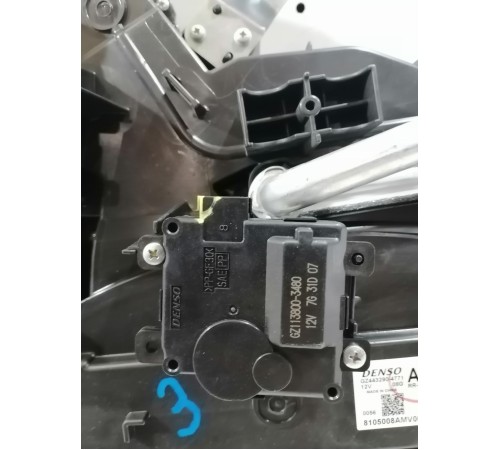 Корпус отопителя, печки задний