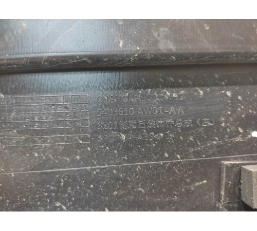 накладка глухого стекла(задняя левая)