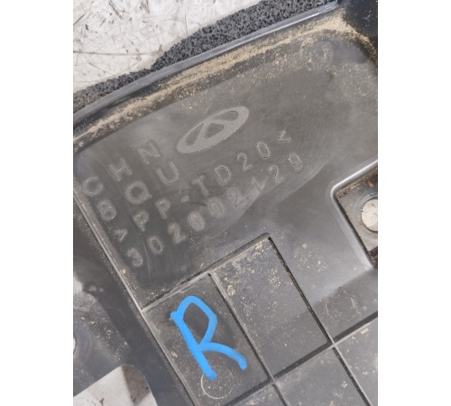 Пыльник радиатора накладка правый