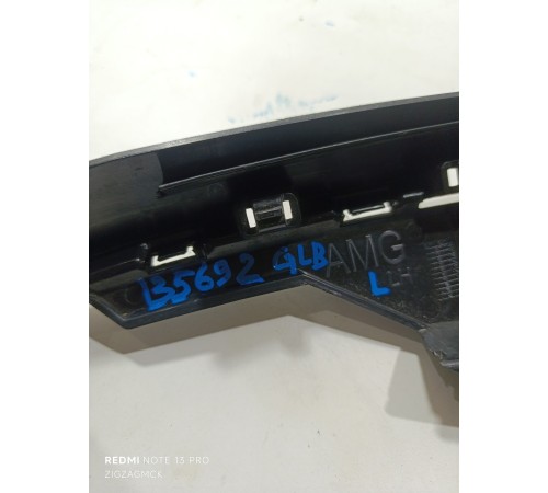 Накладка переднего бампера верхняя левая