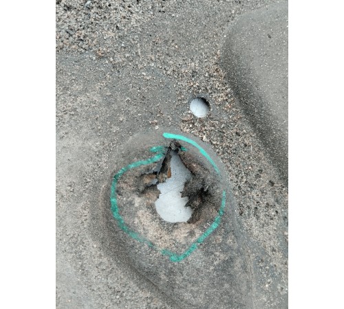 Защита днища антигравийная левая