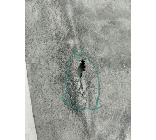 Защита днища антигравийная левая