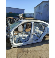 Порог со стойкой левый