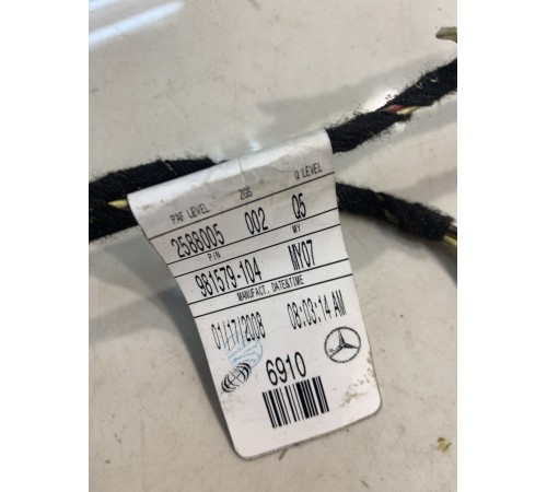 Электропроводка двери (задняя, правая)