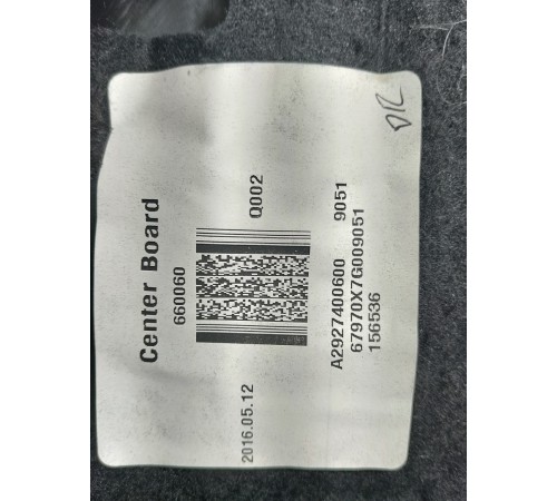 Обшивка крышки багажника