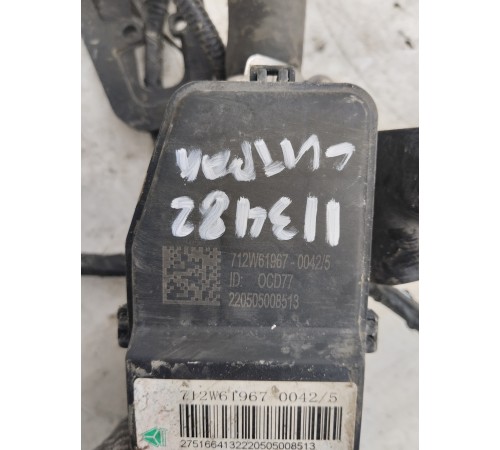 Кран отопителя кабины с электропроводкой