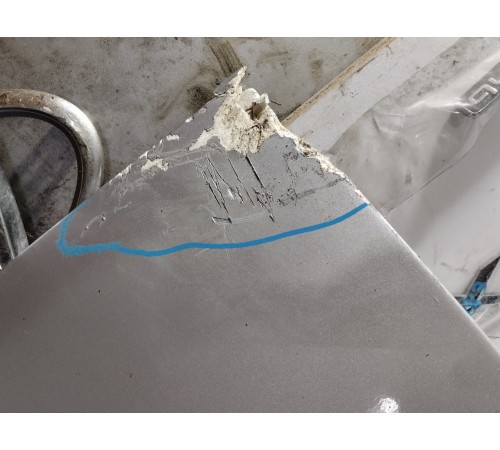 Накладка крыла боковая левая