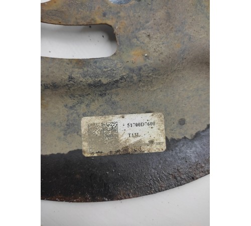 Кожух пыльник тормозного диска передний левый