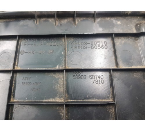 Накладка центральной консоли задняя