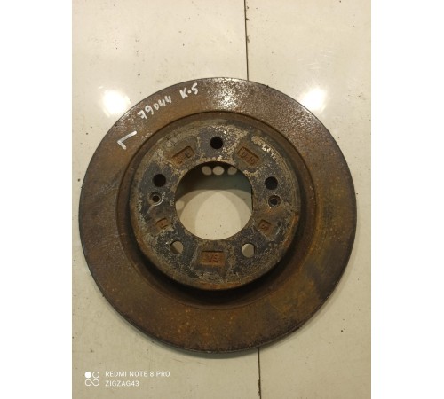 Тормозной диск (задний, левый)