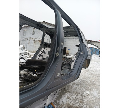 Порог со стойкой левый