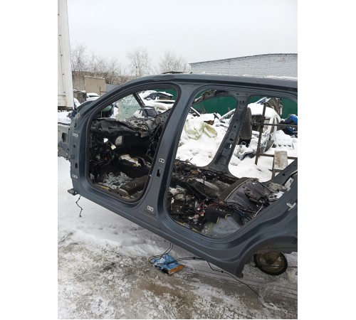 Порог со стойкой левый