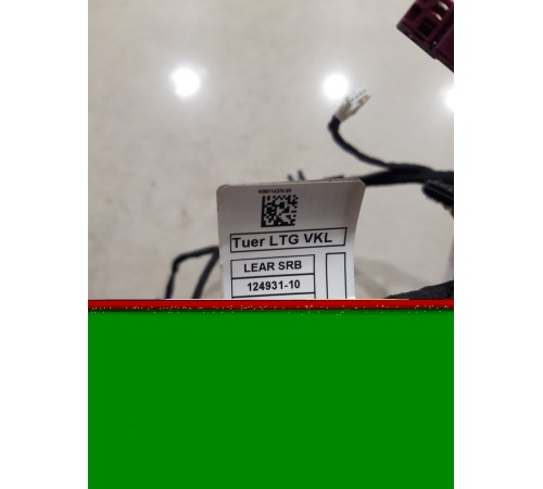 Электропроводка обшивки двери (передняя левая)