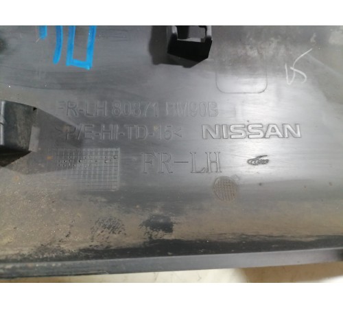 Молдинг двери передний левый, накладка