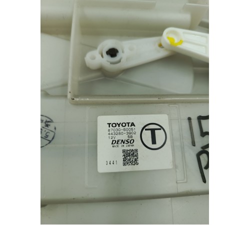 Корпус отопителя печки задний