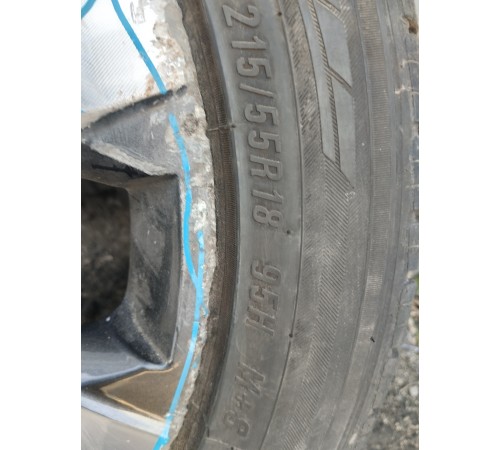 Колесо в сборе 215/55R18 лето
