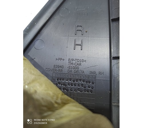 Накладка двери (задняя правая внутренняя)