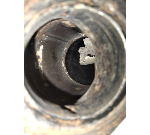 Катализатор с выпускным коллектором левый