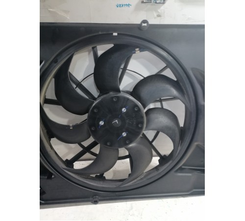 Вентилятор диффузор радиатора в сборе с моторчиком